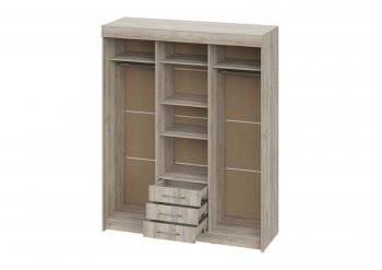 Шкаф-купе 1700 мм Фортуна (Дуб крафт серый) (ИЦ) в Дегтярске - degtyarsk.mebel-e96.ru