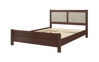 Кровать из массива Фрида Орех (БМ) в Дегтярске - degtyarsk.mebel-e96.ru