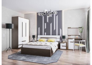 Спальный гарнитур Гаванна модульный (Текс) в Дегтярске - degtyarsk.mebel-e96.ru