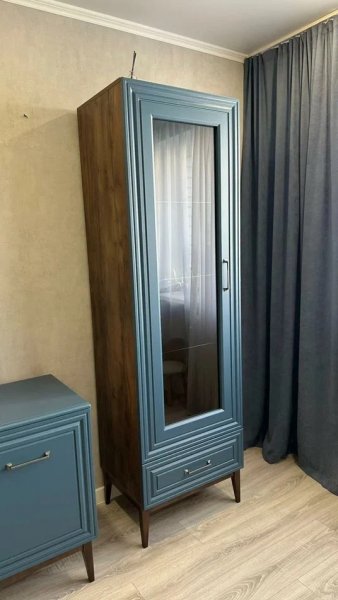 Витрина Гориция ШР-1 Сапфировый (БМ) в Дегтярске - degtyarsk.mebel-e96.ru
