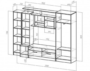 Стенка Оскар (Лин) в Дегтярске - degtyarsk.mebel-e96.ru