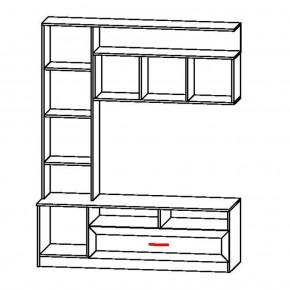 Гостиная Прага (модульная) Анкор белый в Дегтярске - degtyarsk.mebel-e96.ru