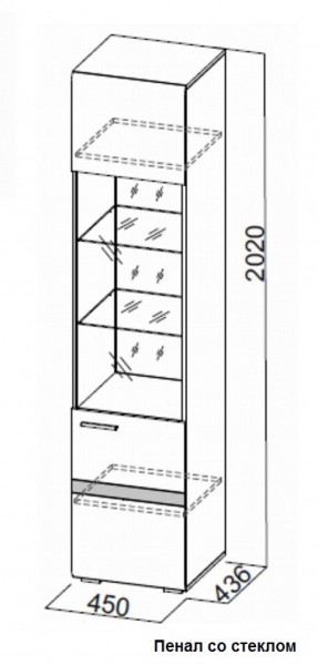 Гостиная Соло (Вариант-2) в Дегтярске - degtyarsk.mebel-e96.ru