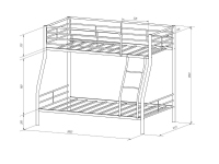 Кровать 2-х ярусная Гранада-2Я в Дегтярске - degtyarsk.mebel-e96.ru