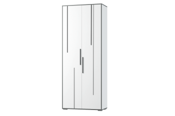 Шкаф 2 дв. Грей (УНИ) (МЛК) в Дегтярске - degtyarsk.mebel-e96.ru