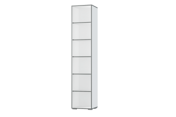 Шкаф 1 дв. Грей (УНИ) (МЛК) в Дегтярске - degtyarsk.mebel-e96.ru