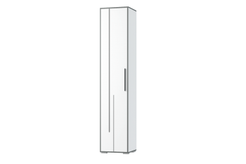 Шкаф 1 дв. Грей (УНИ) (МЛК) в Дегтярске - degtyarsk.mebel-e96.ru