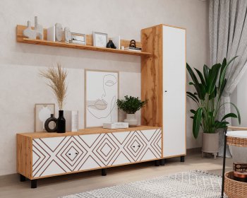 Стенка HYGGE комп.1 ромбы (Мама) в Дегтярске - degtyarsk.mebel-e96.ru