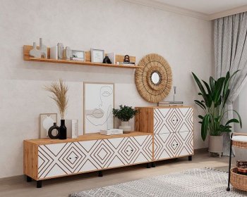 Стенка HYGGE комп.2 ромбы (Мама) в Дегтярске - degtyarsk.mebel-e96.ru