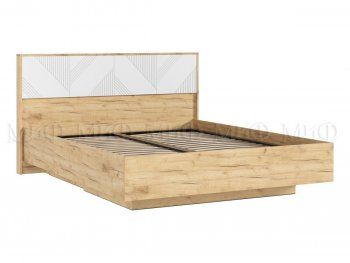 Кровать парящая Ирис крафт/белый (Миф) в Дегтярске - degtyarsk.mebel-e96.ru