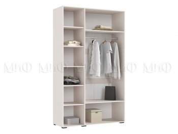 Шкаф 1350 мм Ирис с антресолью, кашемир (Миф) в Дегтярске - degtyarsk.mebel-e96.ru