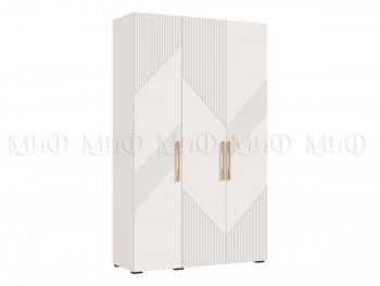 Шкаф 1350 мм Ирис с антресолью, кашемир (Миф) в Дегтярске - degtyarsk.mebel-e96.ru