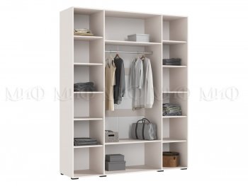 Шкаф 1800 мм Ирис с антресолью кашемир (Миф) в Дегтярске - degtyarsk.mebel-e96.ru