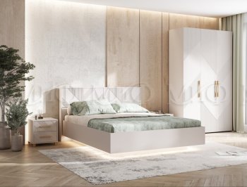 Кровать парящая Ирис кашемир (Миф) в Дегтярске - degtyarsk.mebel-e96.ru