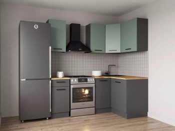 Кухонный гарнитур угловой Изумруд 2000х1200 в Дегтярске - degtyarsk.mebel-e96.ru