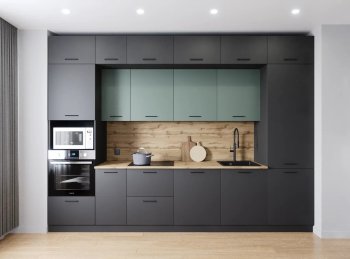 Кухонный гарнитур Изумруд 3400 мм (Санвут) в Дегтярске - degtyarsk.mebel-e96.ru