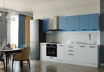 Кухонный гарнитур Капри ЛДСП/МДФ 2800 мм Sanvut в Дегтярске - degtyarsk.mebel-e96.ru