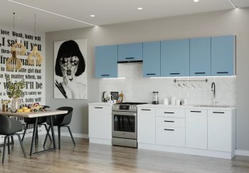 Кухонный гарнитур Капри 3000 мм ЛДСП/МДФ (Санвут) в Дегтярске - degtyarsk.mebel-e96.ru