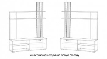 Стенка Каролина Дуб Вотан/Кашемир (Лин) в Дегтярске - degtyarsk.mebel-e96.ru