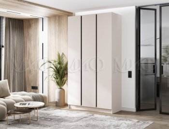 Шкаф 1200 мм 3-х ств. Келвин кашемир (Миф) в Дегтярске - degtyarsk.mebel-e96.ru
