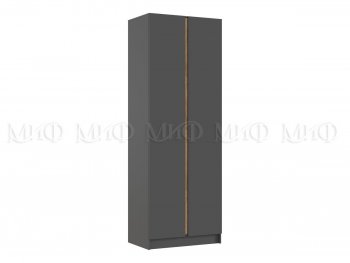 Шкаф 800 мм 2-х ств. Келвин графит  (Миф) в Дегтярске - degtyarsk.mebel-e96.ru