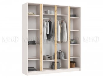Шкаф 2000 мм 4-х ств. Келвин кашемир (Миф) в Дегтярске - degtyarsk.mebel-e96.ru