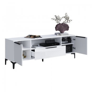 Тумба ТВ на 1650 Кимберли белый (Handis) в Дегтярске - degtyarsk.mebel-e96.ru