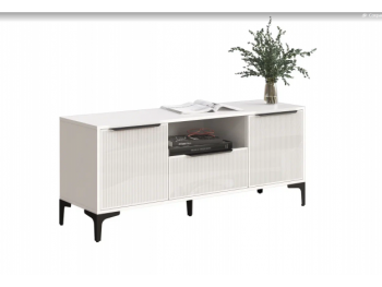 Тумба ТВ на 1350 Кимберли белый (Handis) в Дегтярске - degtyarsk.mebel-e96.ru