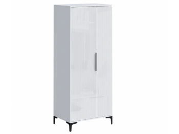 Шкаф 800 мм 2-створчатый Кимберли белый (Handis) в Дегтярске - degtyarsk.mebel-e96.ru