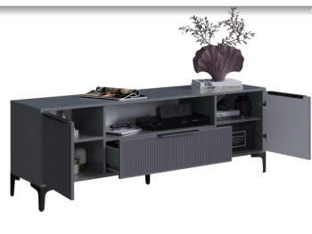 Тумба ТВ на 1650 Кимберли графит (Handis) в Дегтярске - degtyarsk.mebel-e96.ru