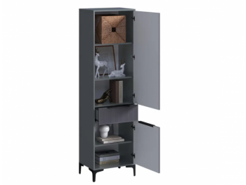 Пенал 550 мм Кимберли графит (Handis) в Дегтярске - degtyarsk.mebel-e96.ru