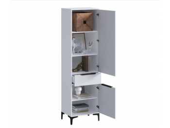 Пенал 550 мм Кимберли белый (Handis) в Дегтярске - degtyarsk.mebel-e96.ru