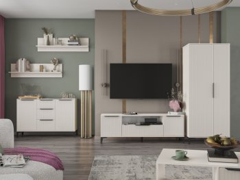 Стенка Кимберли кашемир, модульная (Handis) в Дегтярске - degtyarsk.mebel-e96.ru