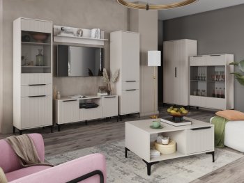 Стенка Кимберли кашемир, модульная (Handis) в Дегтярске - degtyarsk.mebel-e96.ru