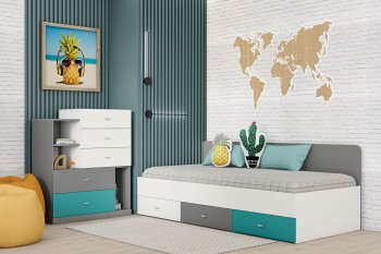 Кровать Клео арт. 010 океан (Диал) в Дегтярске - degtyarsk.mebel-e96.ru