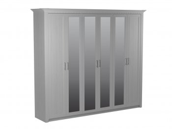 Шкаф 2700 мм 6-дверный Клер (СБК) в Дегтярске - degtyarsk.mebel-e96.ru