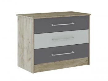 Комод Колибри Лофт серый (Текс) в Дегтярске - degtyarsk.mebel-e96.ru