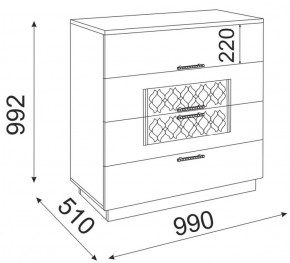 Комод Тиффани М23 (Риннер) в Дегтярске - degtyarsk.mebel-e96.ru