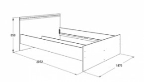 Кровать с ящиками Ольга-13 (1400) в Дегтярске - degtyarsk.mebel-e96.ru