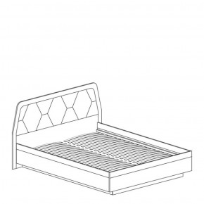 Кровать двуспальная 1600 Дели 75 (яна) в Дегтярске - degtyarsk.mebel-e96.ru