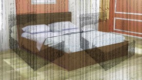 Кровать интерьерная Лита с латами 1400*2000 в Дегтярске - degtyarsk.mebel-e96.ru