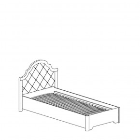 Кровать одинарная Флора 914 (Яна) в Дегтярске - degtyarsk.mebel-e96.ru