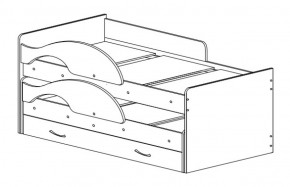 Кровать выкатная Радуга (Матрешка) 800*1600 в Дегтярске - degtyarsk.mebel-e96.ru
