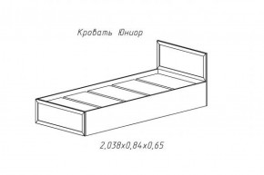 Кровать ЮНИОР (800х2000) (АстридМ) в Дегтярске - degtyarsk.mebel-e96.ru