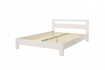 Кровать из массива Лана Льняной (БМ) в Дегтярске - degtyarsk.mebel-e96.ru