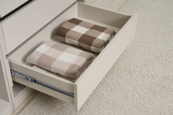 Гардеробная/шкаф 3200 мм Ларго №2 открытая Кашемир (Миф) в Дегтярске - degtyarsk.mebel-e96.ru