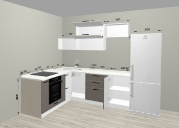 Угловой кухонный гарнитур Санвут 1516х2100 мм в Дегтярске - degtyarsk.mebel-e96.ru