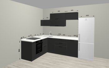 Угловой кухонный гарнитур Санвут 1516х2100 мм в Дегтярске - degtyarsk.mebel-e96.ru