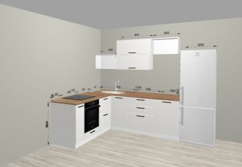 Угловой кухонный гарнитур Санвут 1516х2100 мм в Дегтярске - degtyarsk.mebel-e96.ru