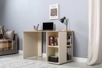 Стол письменный Лайт 12.163. сатин (Моби) в Дегтярске - degtyarsk.mebel-e96.ru